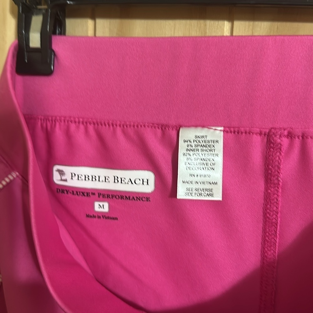 Pebble Beach Dry Luxe Performance Pink Skirt - Picture 4 of 5